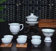 【特色陶瓷雪花釉茶具 手工彩绘茶杯 如意壶 茶具套装 】价格_厂家_图片 -